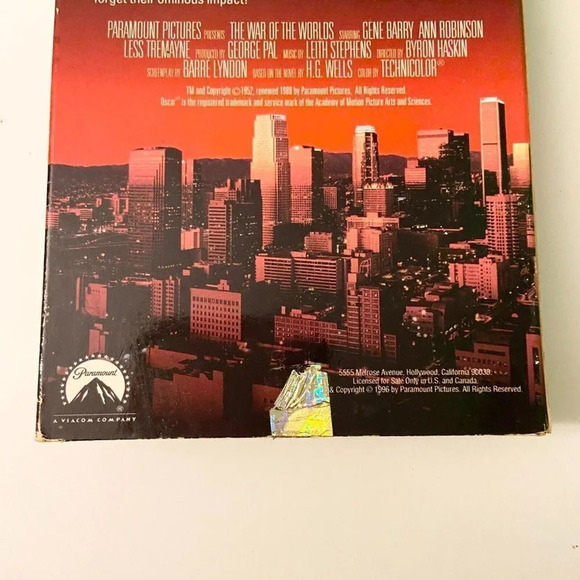 1996 The War of the  Worlds The Original Invasion VHS Video Tape - Picture 10 of 14